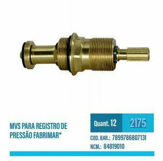 MvS P/REG.PRESSAO FABRIMAR