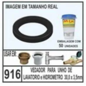 VEDADOR P/UNHO HIDROMETRO 30x3,5MM