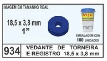 VEDANTE TOR/REG. 18,5xX4, 2MM AZUL 1