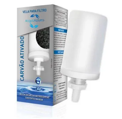VELA ACQUA AZURRA CARVAO ATIVADO