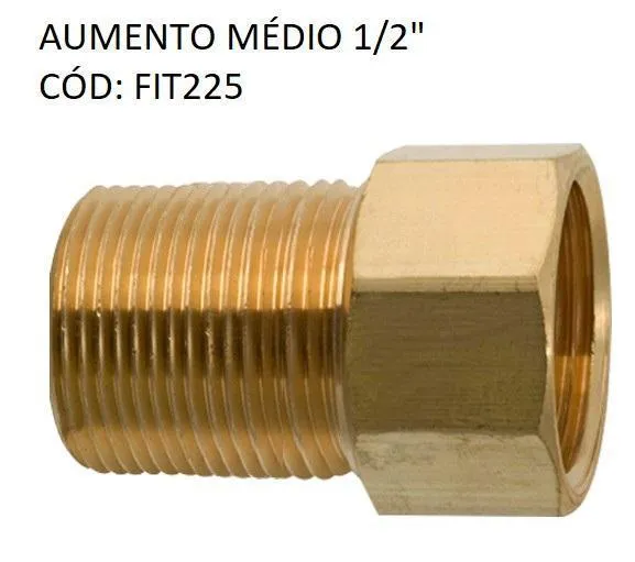 AUMENTO LATÃO MEDIO 1/2