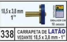 CARRAPETA LATÃO AZUL 18,5 X 4,2 MM 1
