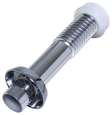 TUBO LIGACAO AJUSTAVEL ABS CROMADO