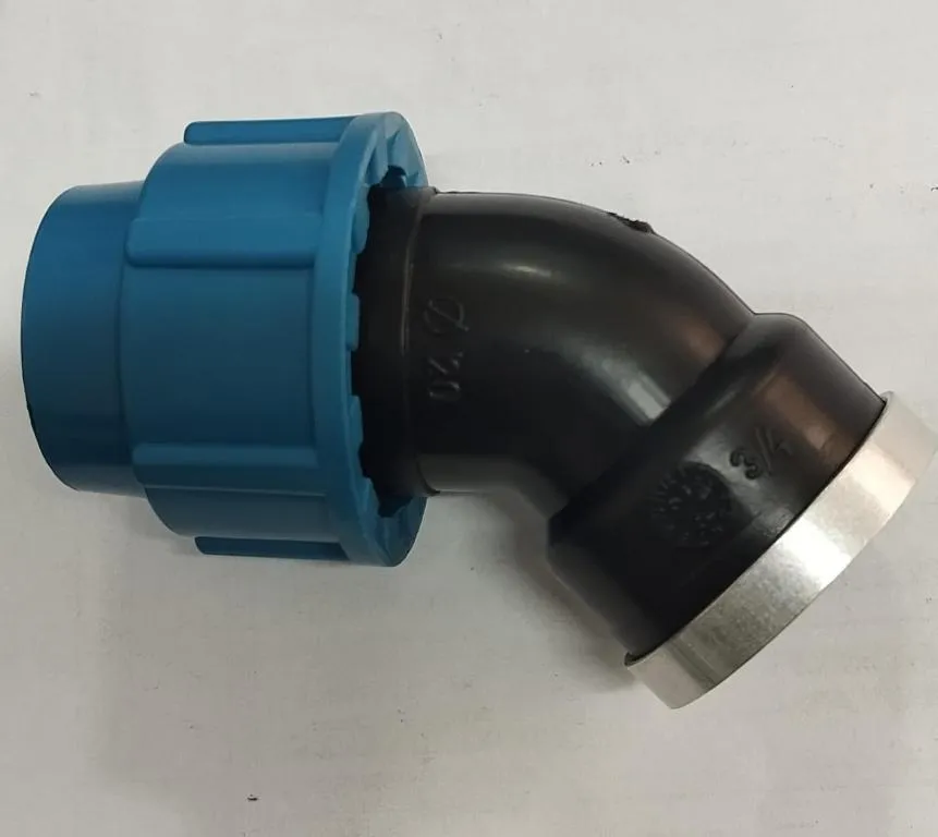 COTOVELO PP C/ADAP 45 G 20X3/4 C/REF